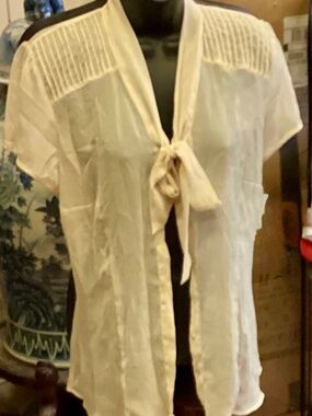Tall Girl Blouse, Size: XL, Cream